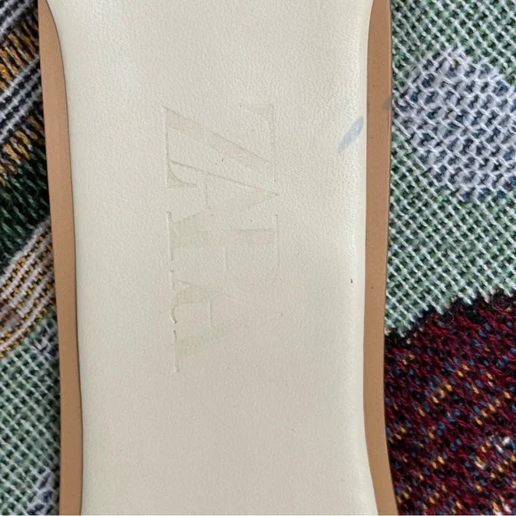 Zara Women's Tan and Cream Braided Sandals - Picture 3 of 4